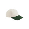 MOD. B67:Natural, 100% cotton, Forest Green, One Size